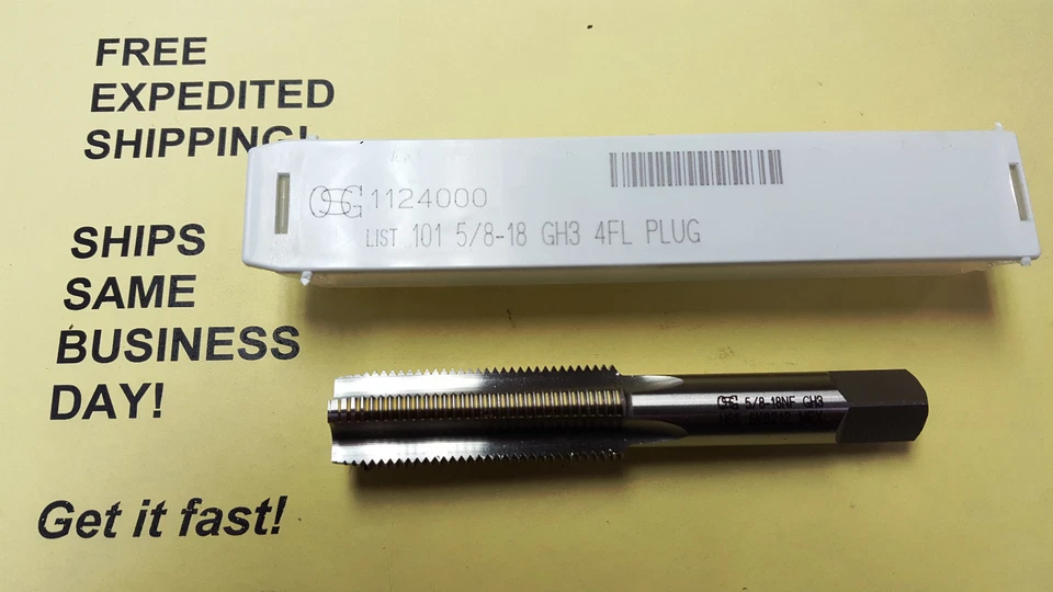 OSG 1124000 5/8-18 Grifo de mano, ¡Envío rápido GRATIS el mismo día! Foto 1 de 1