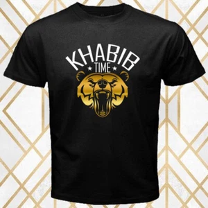 Khabib Time Nurmagomedov The Eagle MMA Men's Black T-Shirt Size S - 3XL - Picture 1 of 1