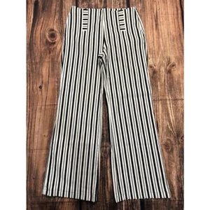 Boston Proper Women's Striped High Waist Palazzo Pants Size 10 - Picture 1 of 5