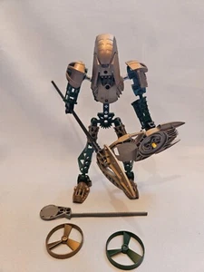 LEGO Bionicle Toa Hagah #8762 Toa Iruini- Complete w/ Spinners, No Box, No Inst - Picture 1 of 3