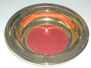 Artistic RW209B brasstone offering plate, red pad, 9" diameter for ss class - Picture 1 of 2