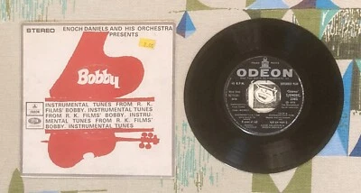 Enoch Daniels OST 7" EP w PS Bobby 1973 Bollywood Indian VG+/EX - Image 1 of 2