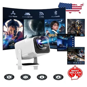 Advanced Mini Projector with 180° Projection & Automatic Keystone Correction - Picture 1 of 10