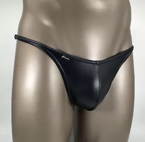 Lederlook Herren JP-beach Mini Capri Tanga String Badeslip Badetanga Conturnaht - Picture 1 of 5