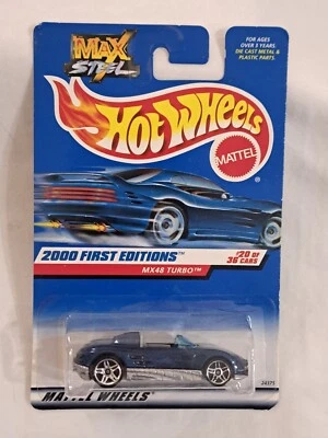 De colección ☆NOS☆, Hot Wheels 2000 Primeras Ediciones #20 de 36 MX48 Turbo (B25) Foto 1 de 3