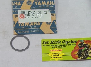 NOS YAMAHA OEM SHIM TD1 YDS3 YM1 156-17417-00 - Imagen 1 de 2