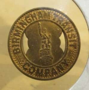 Vintage Birmingham, AL Transit Company Transit Bus Token - Alabama - Picture 1 of 2