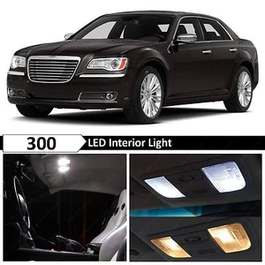 2011-2014 Chrysler 300 300C White Interior LED Lights Package Kit - Picture 1 of 11