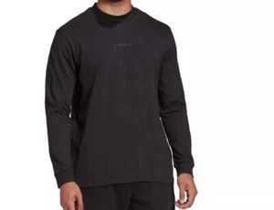 Adidas Trefoil Linear Long Sleeve Tee (black) Men's Apparel HM2662 L LARGE - Picture 1 of 5