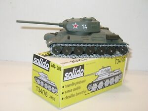 Solido, Tanque T34 Militar Rusa T34/85 Caqui