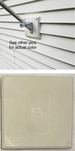 3” EZ Block Vinyl Mounting Surface Block #12 Almond Siding 6-3/4x6-3/4 EZBLK050 - Picture 1 of 10