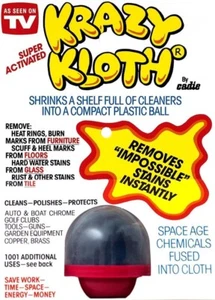 Krazy Kloth As Seen on TV Small Size by Cadie ( 2 Pack) - Picture 1 of 2
