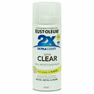 Rust-Oleum 298g Satin Clear 2X Ultra Cover Spray Paint