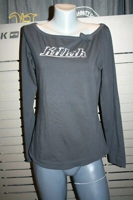 Killah By Miss Sixty Camiseta Manga Larga Alicia Negro Nuevo Estilo SH03 Vintage - Imagen 1 de 4