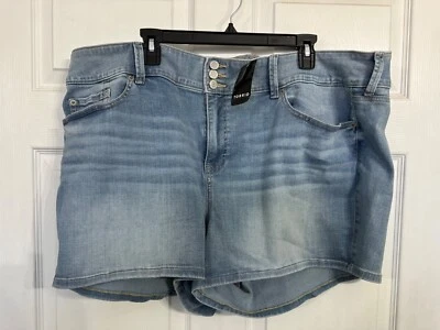 NWT Torrid Size 26 3.5" Jegging Super Soft High Rise Denim Shorts - Image 1 of 4
