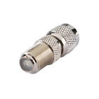 Rf Adapter Connector Mini Uhf Male To F-Type Female Jack Straight For Wireless