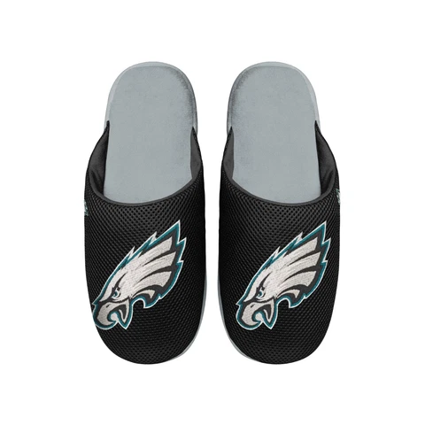 Philadelphia Eagles 2022 NFL Men's Big Logo Mesh Slide on Slipper FREE SHIP Cover