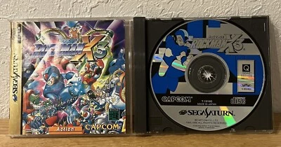 ROCKMAN X3 Megaman Sega Saturn SS Japan Region Title Game CAPCOM 1995 Action - Image 1 of 4