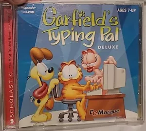 Garfield's Typing Pal Deluxe PC CD-Rom (2003, Scholastic) -Excellent - Picture 1 of 6