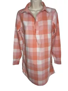 Vestido de pijama corto largo a cuadros Life is Good Sleep XS Xsmall para mujer - Imagen 1 de 19