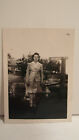 1940S VINTAGE FOUND PHOTOGRAPH PHOTO B&W BLACK & WHITE CLASSY DRESS PRETTY WOMAN
