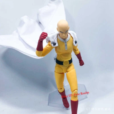 Capa con cable personalizada 1/12 para figura de acción ONE PUNCH-MAN Saitama de 6"" (sin figura) Foto 1 de 4
