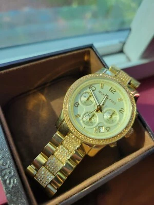 Reloj Michael Kors dorado para mujer Foto 1 de 3