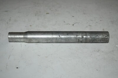 Tubo de asiento de tija de sillín vintage 230/27,2 mm 0 desplazamiento plateado Touring Road ¡Envío a EE. UU.!! Foto 1 de 4