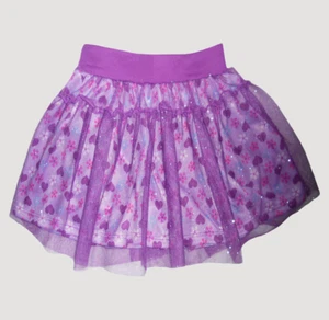 Disney Parks Tangled Skirt Girls Size 5-6 Mesh Elastic Waist - Picture 1 of 1