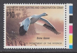 US Sc RW55 MNH. 1988 $10 Snow Goose, Duck Stamp VF - Picture 1 of 1