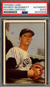 Maurice McDermott PSA DNA Signed 1953 Bowman Color Autograph - Picture 1 of 1