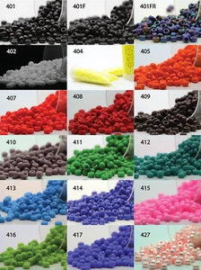 Cuentas de semillas redondas Miyuki Rocailles 8/0 - bolsa de 15 gr varios colores - PS43 - Imagen 1 de 19