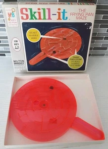 Vintage 1966 SKILL-IT The Frying Pan Maze Skill Game Milton Bradley Marble Toy - Picture 1 of 6