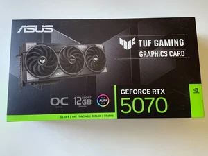 NEW ASUS TUF GeForce RTX5070-O12G OC Edition Gaming Graphics Card SEALED - Picture 1 of 12