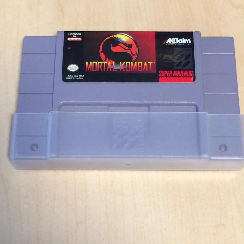 Nintendo SNES - MORTAL KOMBAT - CARTRIDGE - Image 1 of 2