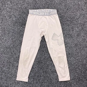 Under Armour Compression Pants Boys HeatGear Logo Pants Youth Size Large - Picture 1 of 5