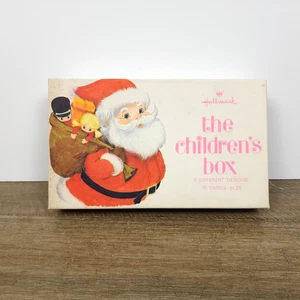 Vintage Hallmark Christmas Cards Children's Collection Original Box with Cards - Picture 1 of 14