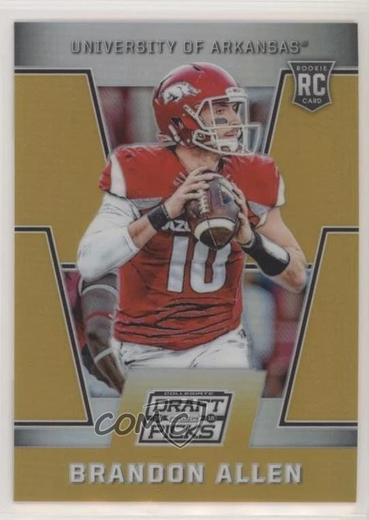 2016 Panini Prizm Collegiate Draft Picks Gold /10 Brandon Allen #164 Rookie RC - Image 1 of 2
