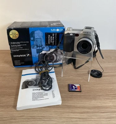 Minolta Konica DiMAGE 7i 5.0MP Digital Camera 7x Optical Zoom - Tested - Image 1 of 4