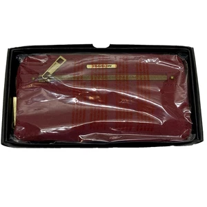 Travelon Cartera RFID Borgoña Doble Cremallera Alrededor Cartera Organizador de Viaje Nuevo IB - Imagen 1 de 8