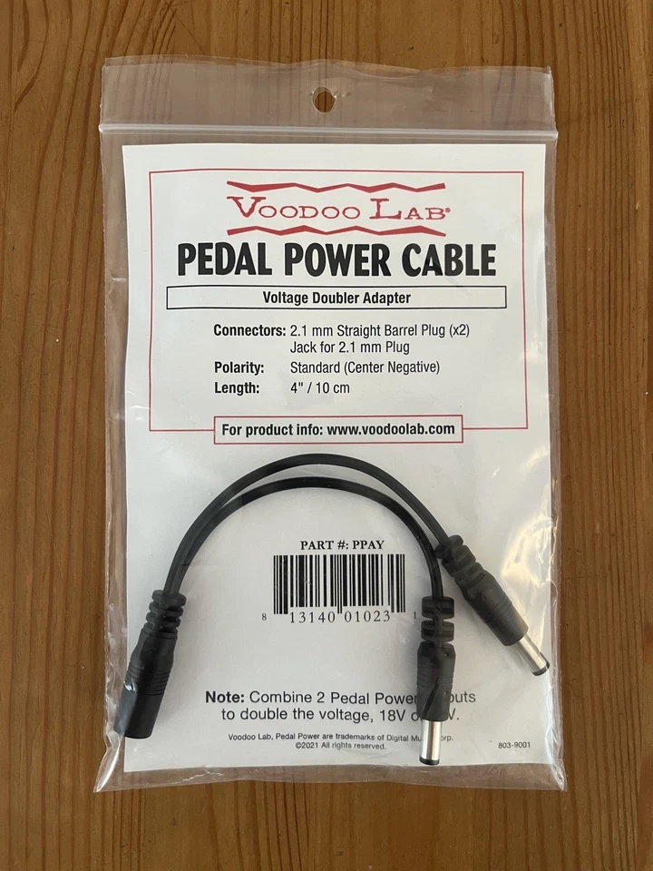 VoodooLab voltage doubler adapter - Bild 1 von 1