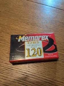 NOS NEW Sealed Memorex Normal Positon I dBS 120 Cassette Tape 180 Min - Picture 1 of 2