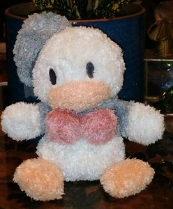 Disney Store Bebé Pato Donald Abrazo Tot Peludo Peluche Juguete 8” Floppy (M - Imagen 1 de 7