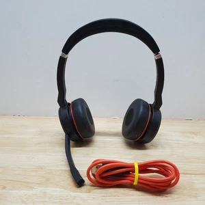 Jabra Evolve 75 HSC040W Stereo Headset Black Wireless Bluetooth No dongle - Zdjęcie 1 z 7