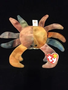TY Beanie Baby CLAUDE The Crab, Extremely Rare, With Errors, 1996 - Picture 1 of 6