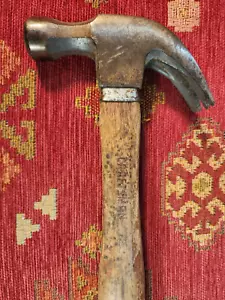 Vintage Craftsman 16 0Z Klauenhammer markanter Fischgrät-Griff USA - Bild 1 von 12
