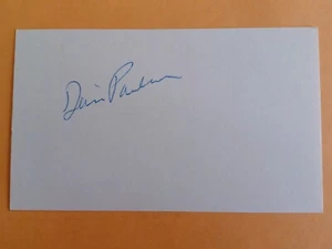Dainard Paulson Signed Index Card - Jets, New York Titans, Oregon State - Picture 1 of 1