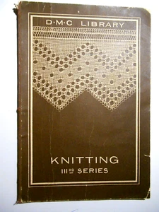 KNITTING 3rd Series D.M.C. Patterns Instruction Book Vintage 1930's France - Bild 1 von 6