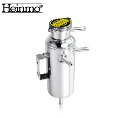 Depósito de desbordamiento de botella tanque de captura de aluminio refrigerante radiador universal 500 ml Foto 1 de 4