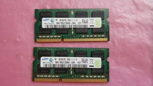 Samsung 8GB (2x4GB) PC3-12800 DDR3 1600MHz 2Rx8 Laptop Memory Ram Matched Sets - Picture 1 of 6